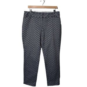 White House Black Market Women's  Diamond Print Pants in Size 12 Long